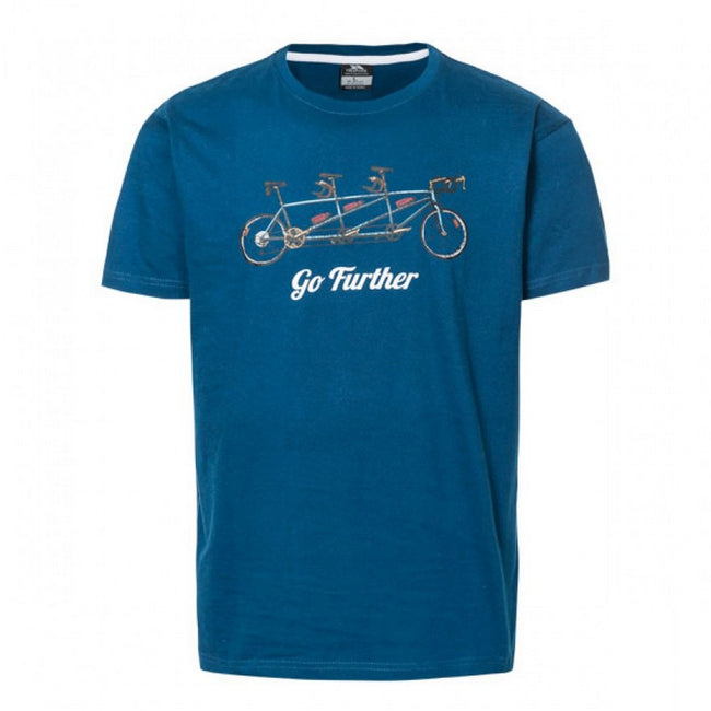 Bleu - Back - Trespass Hanks - T-shirt à manches courtes - Homme