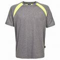 Gris - Back - Trespass Telford - T-shirt de sport à manches courtes - Homme