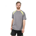 Gris - Lifestyle - Trespass Telford - T-shirt de sport à manches courtes - Homme
