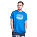 Bleu vif - Back - Trespass Hainey - T-shirt à manches courtes - Homme