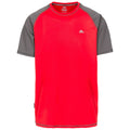 Rouge - Front - Trespass - T-shirt Firebrat - Homme