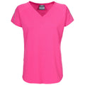 Rose vif - Front - Trespass Gliding - T-shirt de sport à col en V - Femme