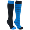 Noir-Bleu - Front - Trespass - Lot de 2 paires de chaussettes de ski TOPPY - Homme