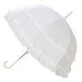 Blanc - Front - X-Brella - Parapluie de Mariage à volants pour femme