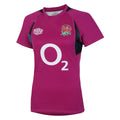 Rose foncé - Rouge - Vert - Bleu - Front - England Rugby - Maillot 22-23 - Femme