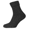 Anthracite - Front - Chaussons chaussettes - Homme