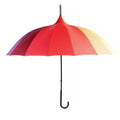 Multicolore - Back - X-brella - Parapluie droit PAGODA