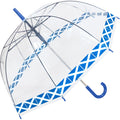 Transparent - Bleu - Back - X-Brella - Parapluie en dôme