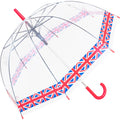 Transparent - Rouge - Back - X-Brella - Parapluie en dôme