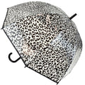 Transparent - Noir - Front - Drizzles - Parapluie en dôme