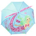 Bleu - rose - Side - Drizzles - Parapluie droit 3D - Enfant