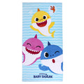 Bleu - Front - Baby Shark - Serviette de plage - Enfant