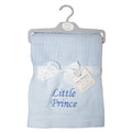 Bleu ciel - Front - Snuggle Baby - Couverture LITTLE PRINCESS - Garçon